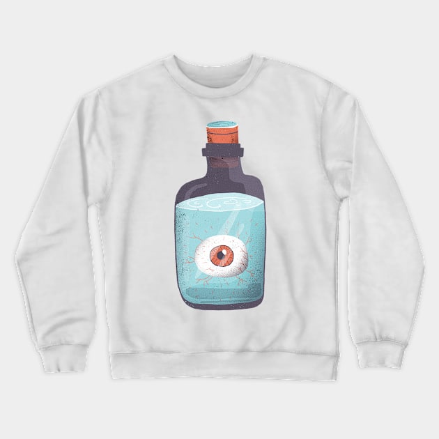 Eye in a bottle Crewneck Sweatshirt by rfortes